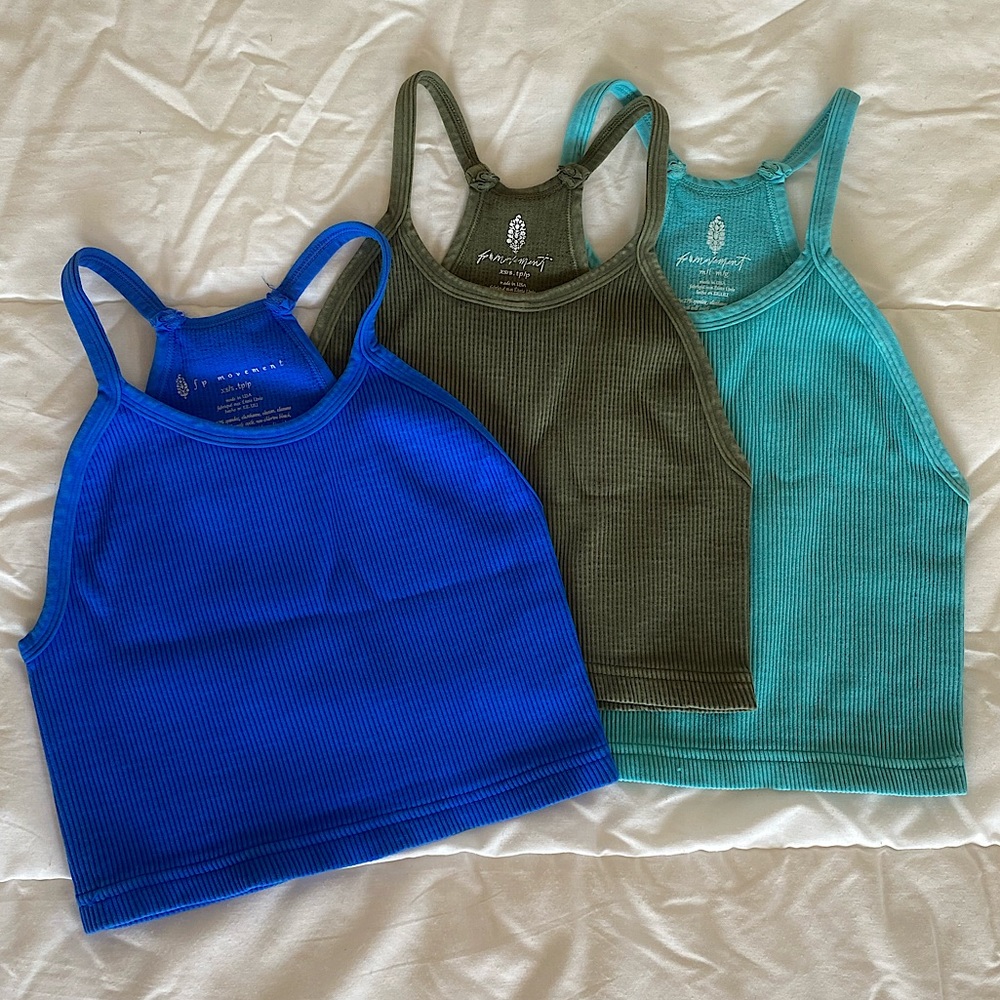 nwot BUNDLE free people happiness runs tanks (3)